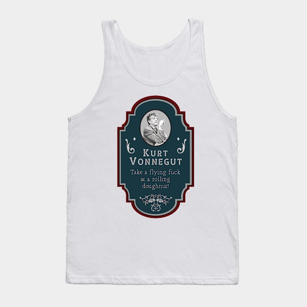 Kurt Vonnegut Jr Tank Top by blackjackdavey